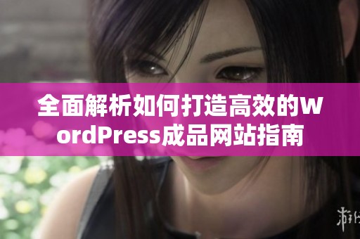 全面解析如何打造高效的WordPress成品网站指南