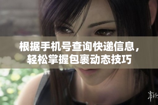 根据手机号查询快递信息，轻松掌握包裹动态技巧