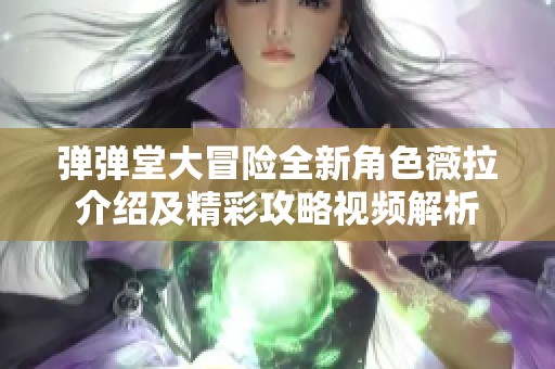 弹弹堂大冒险全新角色薇拉介绍及精彩攻略视频解析