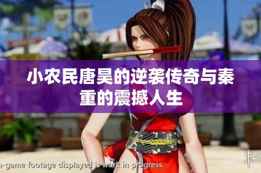 小农民唐昊的逆袭传奇与秦重的震撼人生