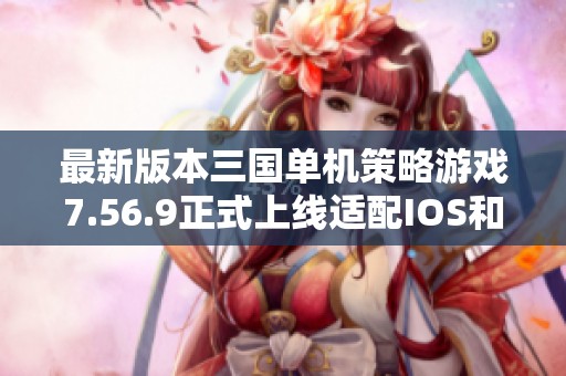 最新版本三国单机策略游戏7.56.9正式上线适配IOS和安卓平台