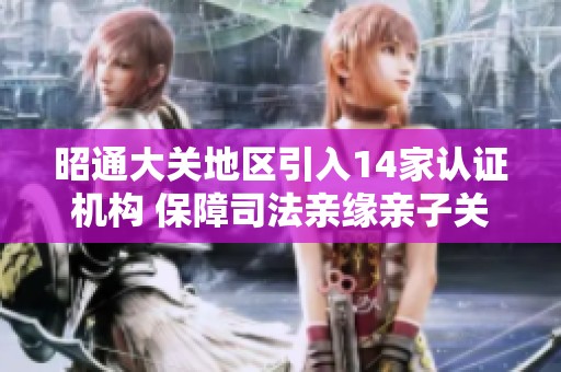 昭通大关地区引入14家认证机构 保障司法亲缘亲子关系检验服务