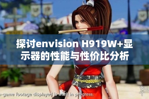 探讨envision H919W+显示器的性能与性价比分析