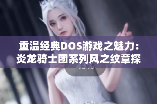 重温经典DOS游戏之魅力：炎龙骑士团系列风之纹章探索之旅