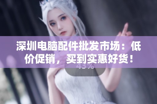 深圳电脑配件批发市场：低价促销，买到实惠好货！