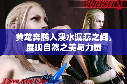 黄龙奔腾入溪水潺潺之间，展现自然之美与力量