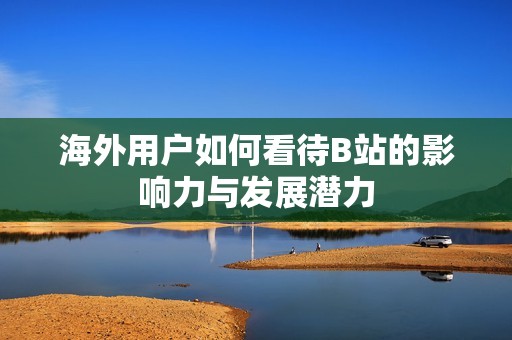 海外用户如何看待B站的影响力与发展潜力