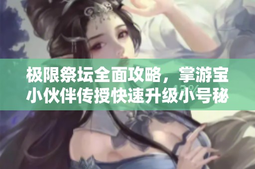 极限祭坛全面攻略，掌游宝小伙伴传授快速升级小号秘籍揭秘