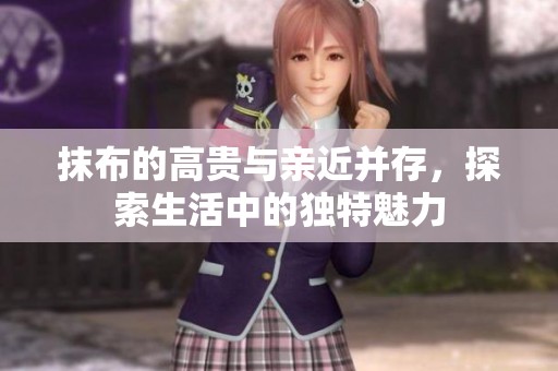 抹布的高贵与亲近并存，探索生活中的独特魅力