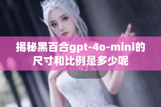 揭秘黑百合gpt-4o-mini的尺寸和比例是多少呢