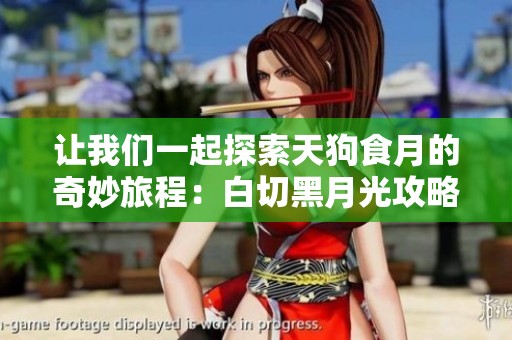 让我们一起探索天狗食月的奇妙旅程：白切黑月光攻略伴你前行