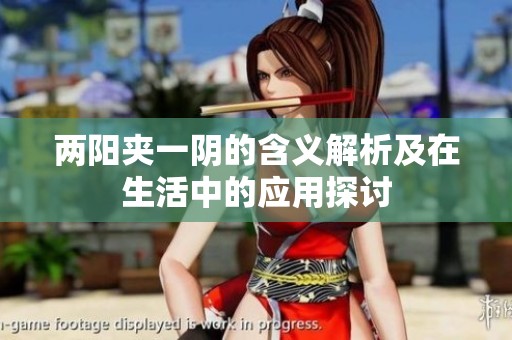 两阳夹一阴的含义解析及在生活中的应用探讨