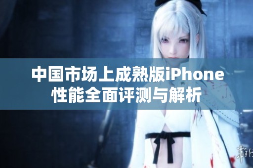 中国市场上成熟版iPhone性能全面评测与解析