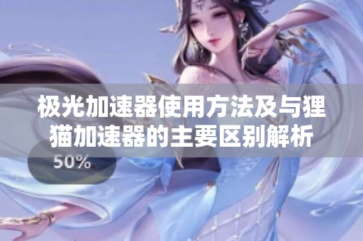 极光加速器使用方法及与狸猫加速器的主要区别解析