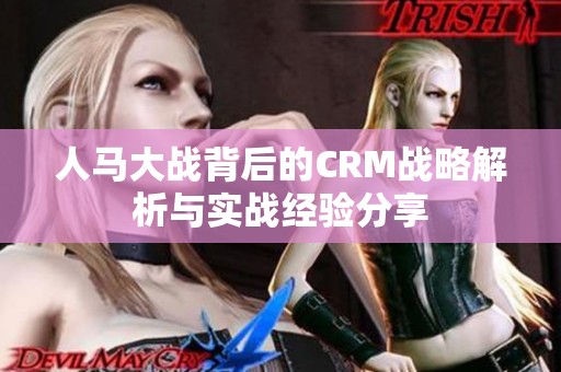人马大战背后的CRM战略解析与实战经验分享