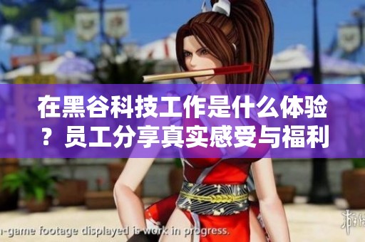 在黑谷科技工作是什么体验？员工分享真实感受与福利待遇解析