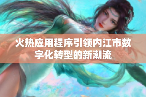 火热应用程序引领内江市数字化转型的新潮流