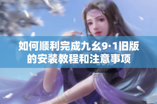 如何顺利完成九幺9·1旧版的安装教程和注意事项