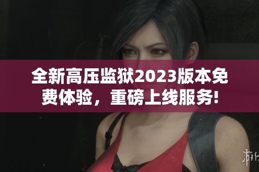 全新高压监狱2023版本免费体验，重磅上线服务!