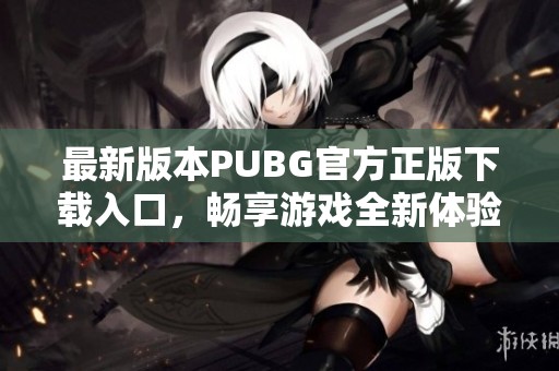 最新版本PUBG官方正版下载入口，畅享游戏全新体验