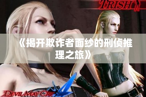 《揭开欺诈者面纱的刑侦推理之旅》