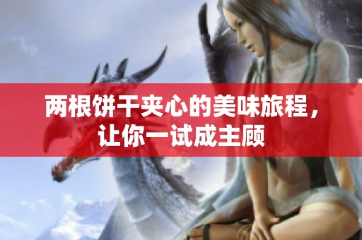 两根饼干夹心的美味旅程，让你一试成主顾