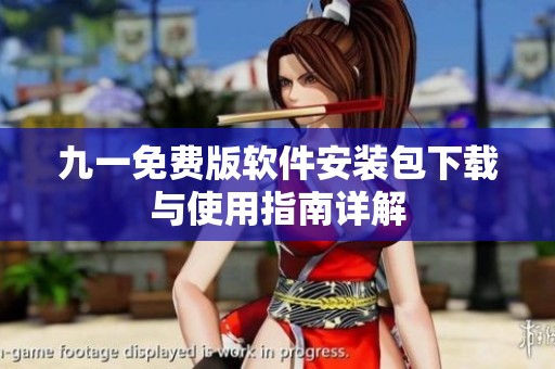 九一免费版软件安装包下载与使用指南详解