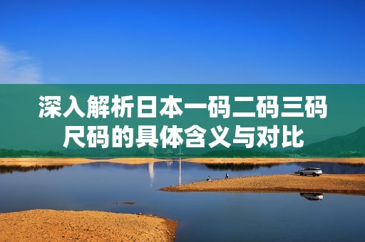 深入解析日本一码二码三码尺码的具体含义与对比
