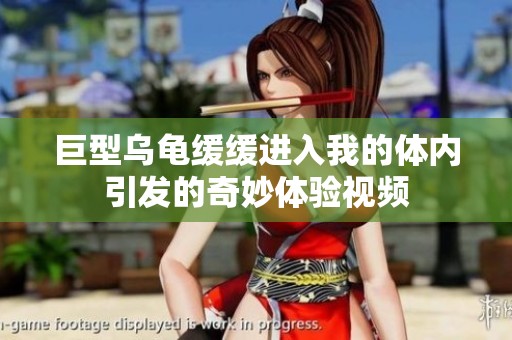 巨型乌龟缓缓进入我的体内引发的奇妙体验视频