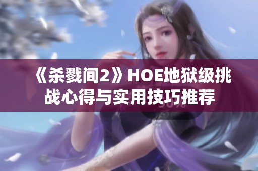 《杀戮间2》HOE地狱级挑战心得与实用技巧推荐