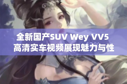 全新国产SUV Wey VV5 高清实车视频展现魅力与性能