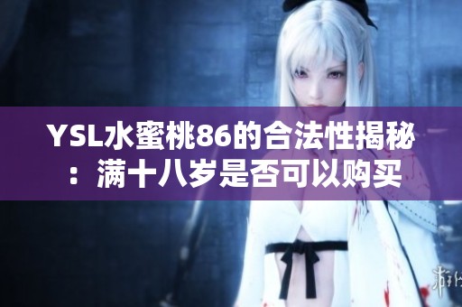 YSL水蜜桃86的合法性揭秘：满十八岁是否可以购买