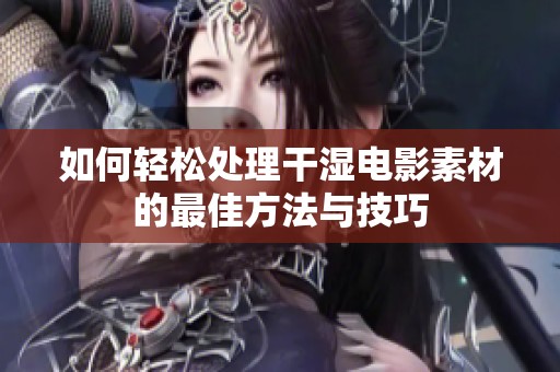 如何轻松处理干湿电影素材的最佳方法与技巧