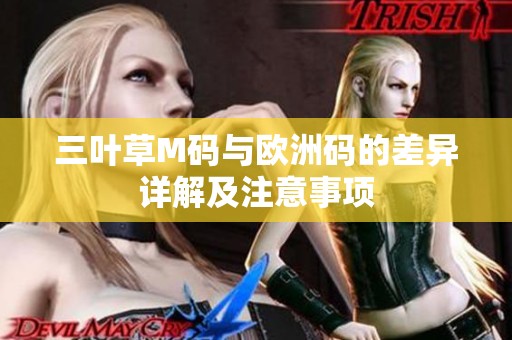 三叶草M码与欧洲码的差异详解及注意事项