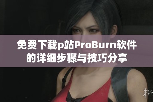 免费下载p站ProBurn软件的详细步骤与技巧分享