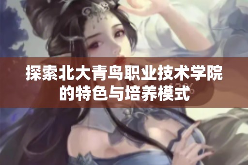 探索北大青鸟职业技术学院的特色与培养模式