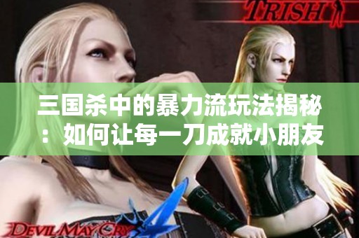 三国杀中的暴力流玩法揭秘：如何让每一刀成就小朋友的噩梦