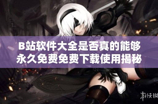 B站软件大全是否真的能够永久免费免费下载使用揭秘