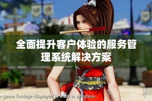全面提升客户体验的服务管理系统解决方案