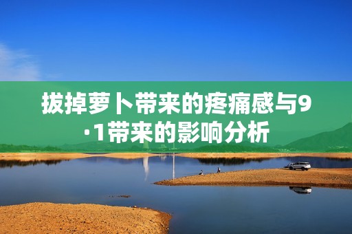 拔掉萝卜带来的疼痛感与9·1带来的影响分析
