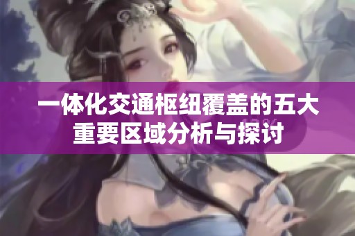 一体化交通枢纽覆盖的五大重要区域分析与探讨