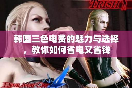 韩国三色电费的魅力与选择，教你如何省电又省钱