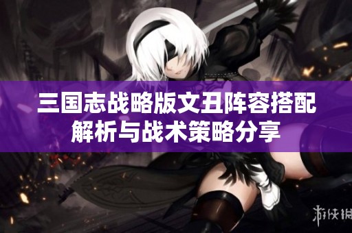 三国志战略版文丑阵容搭配解析与战术策略分享