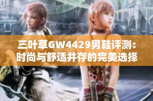 三叶草GW4429男鞋评测：时尚与舒适并存的完美选择