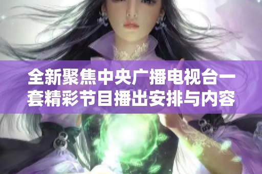 全新聚焦中央广播电视台一套精彩节目播出安排与内容介绍