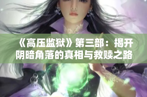 《高压监狱》第三部：揭开阴暗角落的真相与救赎之路