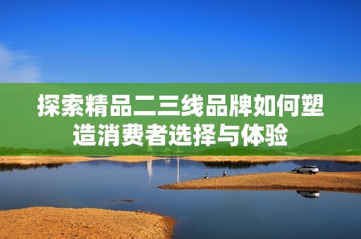 探索精品二三线品牌如何塑造消费者选择与体验