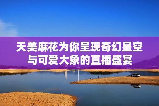 天美麻花为你呈现奇幻星空与可爱大象的直播盛宴
