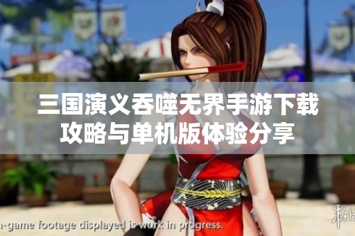 三国演义吞噬无界手游下载攻略与单机版体验分享