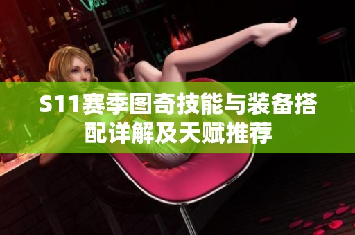 S11赛季图奇技能与装备搭配详解及天赋推荐
